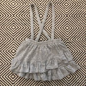 ZARA Girls Knit Cross Strap Jumper Skirt 😍